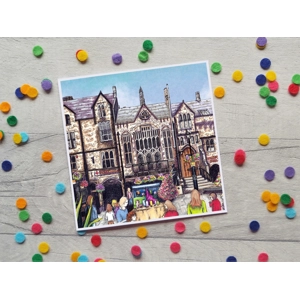 Durham Card, Durham Birthday Card, Durham Market Place Card, Durham Market Place Birthday Card, Durh
