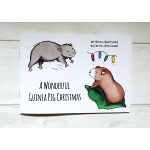 Guinea Pig Book, Guinea Pig Christmas Gift, Stocking Filler, Christmas Eve Box Filler, Kids Book, Ch