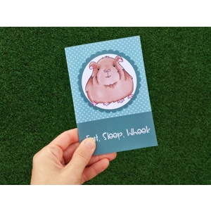 Guinea Pig Notebook, Guinea Pig Christmas Gift, Stocking Filler, Eco Friendly Notebook, Guinea Pig S