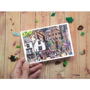 Durham Card, Durham Birthday Card, Durham Miners Gala Card, Durham UK, Durham England, Durham City