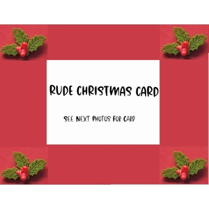 Rude Christmas Card: Jingle Balls, Funny Christmas Card for Adults