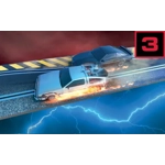 C1431M Scalextric 1980s TV - Back to the Future vs Knight Rider Race Set