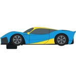 C4141 Scalextric Rasio C20 - Metallic Blue