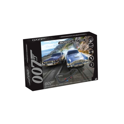 G1171M Micro Scalextric James Bond 007 Race Set - Aston Martin DB5 vs V8