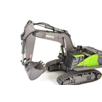 1593 HUINA 1/14TH EXCAVATOR DIECAST CAB/BUCKET, HI-TORQUE DIG SYSTEM