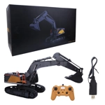 1592 HUINA 1/14TH RC EXCAVATOR 2.4G 22CH W/DIE CAST BUCKET