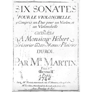 Martin Six Sonates