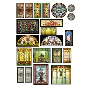 1:12 Stained Glass Windows 1