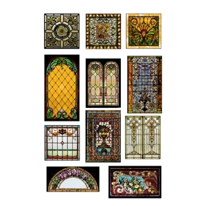 1:12 Stained Glass Windows 2