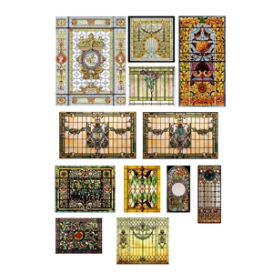 1:12 Stained Glass Windows 4