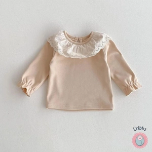 Baby Girl Lace Collar Undershirt