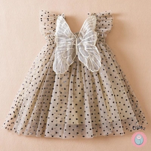 Summer Strawberry Bow Princess Dress