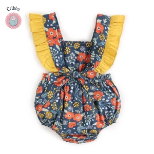 Summer Cotton Baby Girls Romper Set