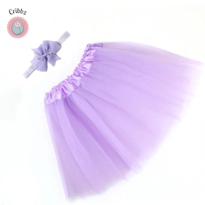 Cute Baby Girls Tutu Skirt and Headband Set