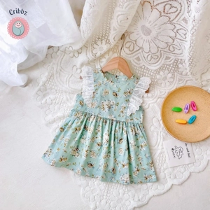 Summer Lace Flower Dress for Baby Girls