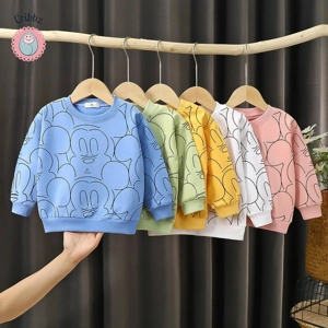 Disney Mickey Long Sleeve Pullover Sweatshirt