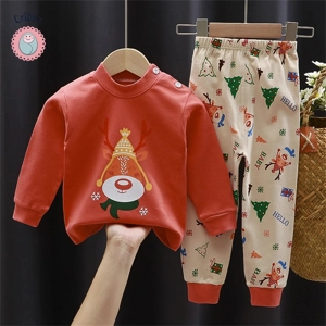 Cozy Christmas Pajamas Set for Toddlers
