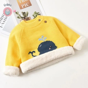 Cozy Animal Knit Pullover for Kids