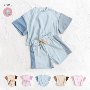 Summer Toddler Cotton Top Shorts Set