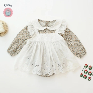 Baby Girl Lace Bodysuit Jumpsuit