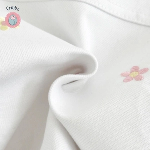 Denim Flower Embroidery Baby Girl Jacket