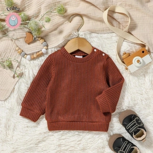 Cozy Long Sleeve Sweater for Baby Boys