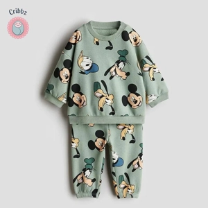 Mickey Mouse Boys Hoodie Tracksuit Set
