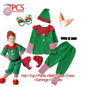 Christmas Santa Claus Costume for Kids