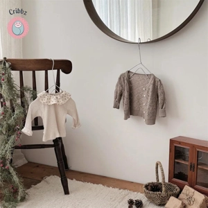 Cute Floral Baby Bottoming Shirt