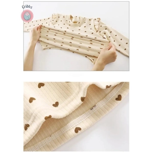 Cute Floral Dots Long Sleeve Kids T-shirt