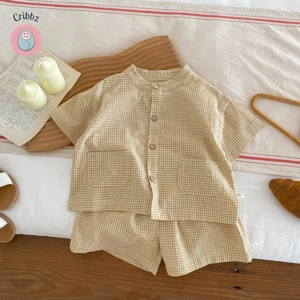Casual Boys Short Sleeve Clothing Set