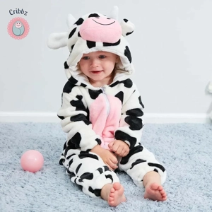 Cozy Unicorn Hooded Baby Pajamas
