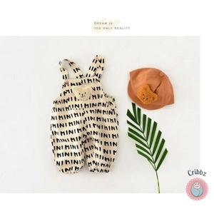 Baby Striped Romper Jumpsuit Set