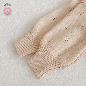 Ruffle Collar Baby Girl Knitwear