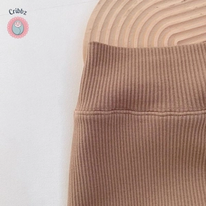 High Waist Fleece Thermal Baby Leggings