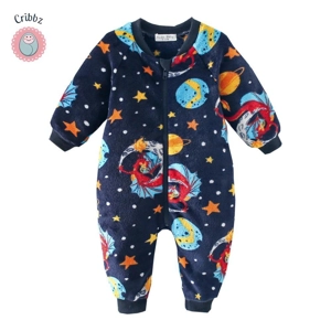 Cute Fleece Winter Baby Romper Jumpsuit
