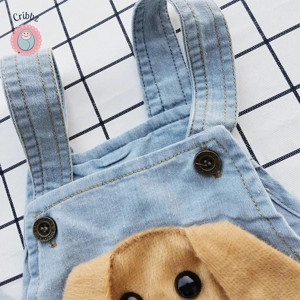 Toddler Summer Denim Jeans Overalls Set