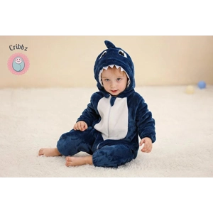 Hooded Flannel Baby Romper Jumpsuit