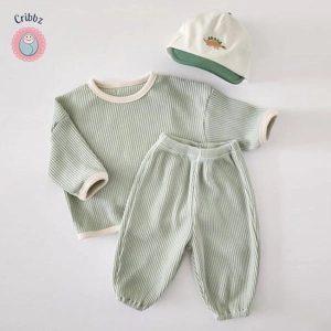 Korean Spring Autumn Baby Clothes Set