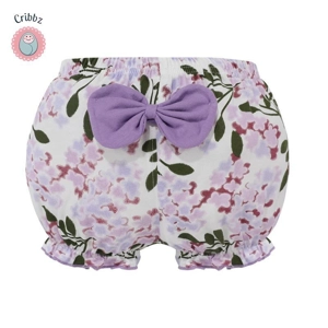 Cotton Baby Girl Stripe Bow Panties