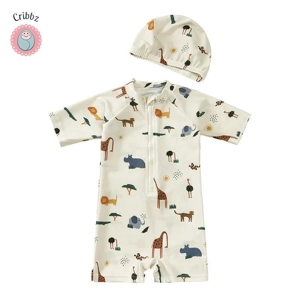 UV Protection One-Piece Swimsuit for Kids