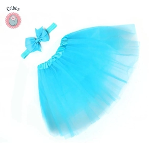 Cute Baby Girls Tutu Skirt and Headband Set