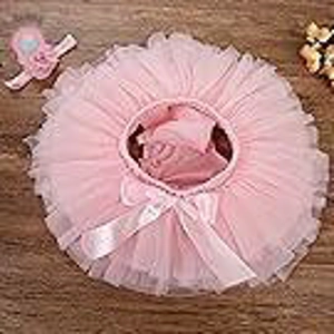 Baby Girls Rainbow Tulle Tutu Set