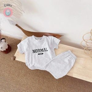 Summer Baby Boys Fashion T-shirt and Shorts Set