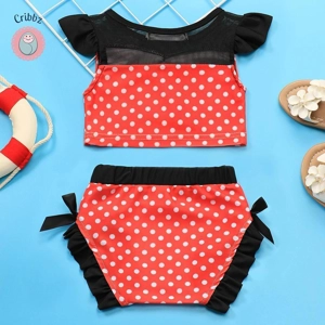 Princess Charm Kids Two-Piece Beach Swimsuit