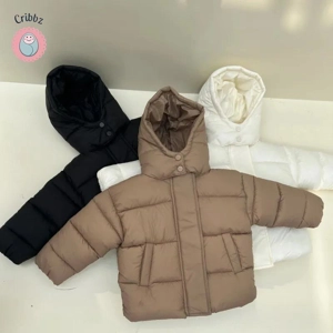 Kids Winter Parka with Fur Hood