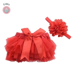 Baby Girls Rainbow Tulle Tutu Set