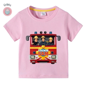 Fireman Sam Kids Short Sleeve T-Shirt