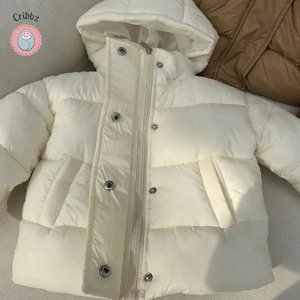 Kids Winter Parka with Fur Hood