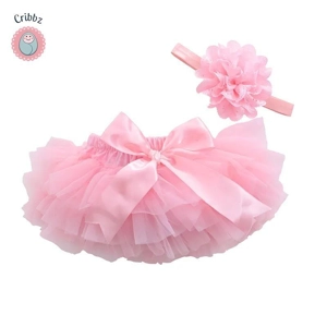 Baby Girls Rainbow Tulle Tutu Set